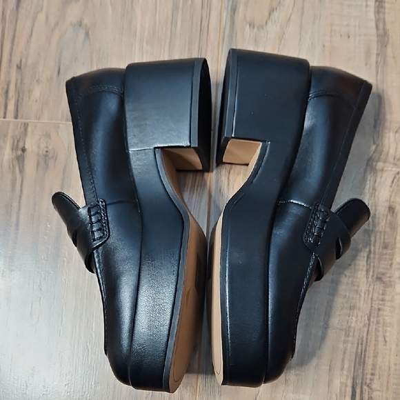 Dolce Vita Women's Yanni Black Platform Loafers - Picture 3 of 12